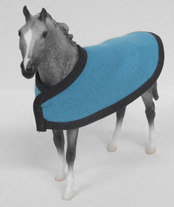 View Item Horse Blanket ROYAL BLUE - 1:12 Scale